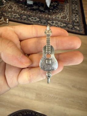 Silver Guitar bangle